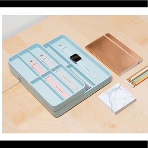 Apple Watch valet tray with strap tray